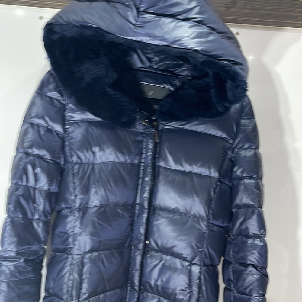 Gently worn Dawn Levy Lexie style with Hoodie Medium Blue - Picture 14 of 15